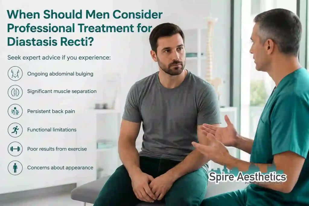 When Should Men Consider Professional Treatment for Diastasis Recti Huddersfield?