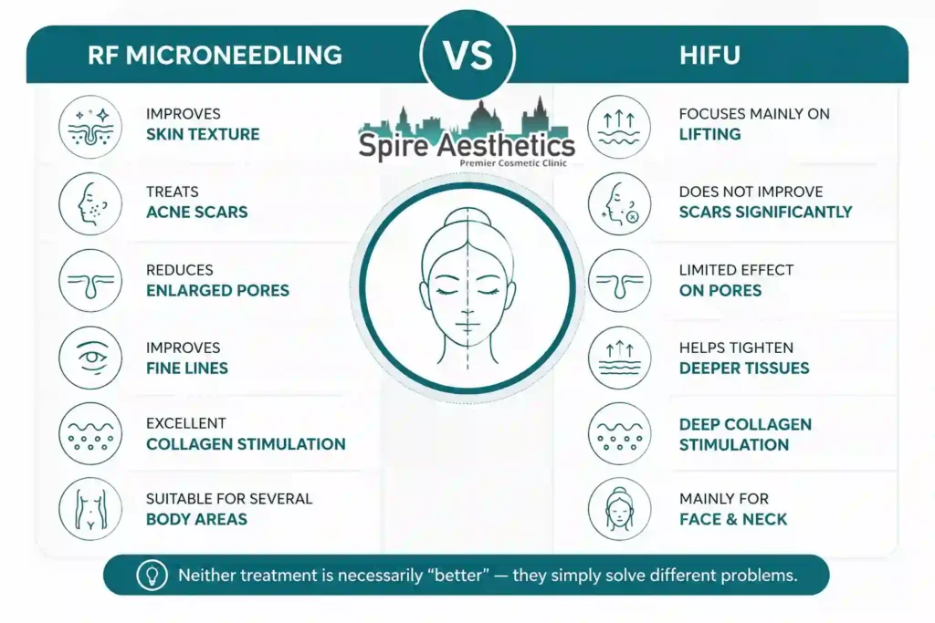 RF Microneedling vs HIFU: Which Treatment Gives Better Results Huddersfield?